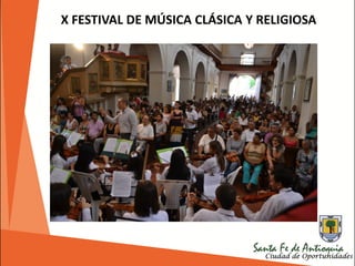 X FESTIVAL DE MÚSICA CLÁSICA Y RELIGIOSA
 