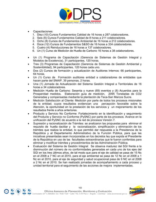 Informe de Gestión Institucional 2011