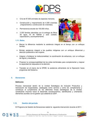 Informe de Gestión Institucional 2011