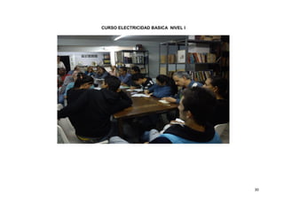 30
CURSO ELECTRICIDAD BASICA NIVEL I
 