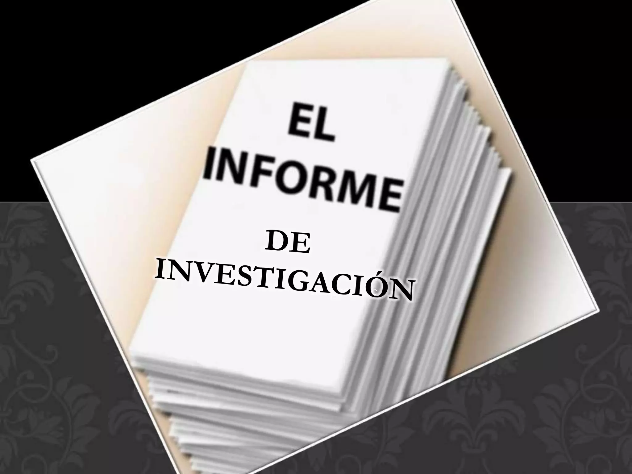 Informe de investigacion | PPTX