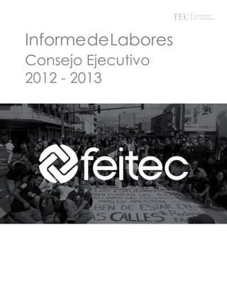 Informe de Labores
Consejo Ejecutivo
2012 - 2013

 
