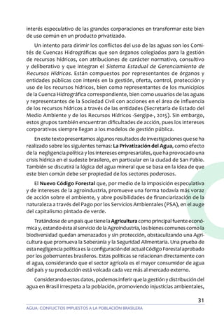 Informe: Estado del agua en América Latina y el Caribe | PDF