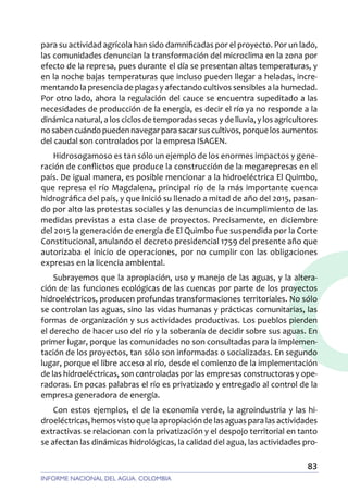 Informe: Estado del agua en América Latina y el Caribe | PDF