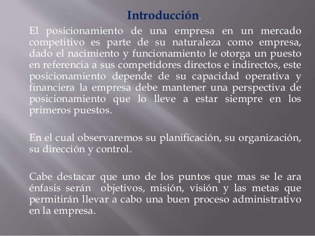 Objetivo del informe administrativo