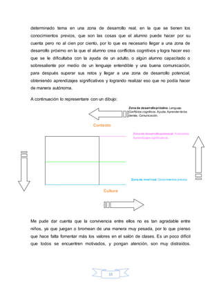 Informe de observacion y práctica esc Josefa O PDF