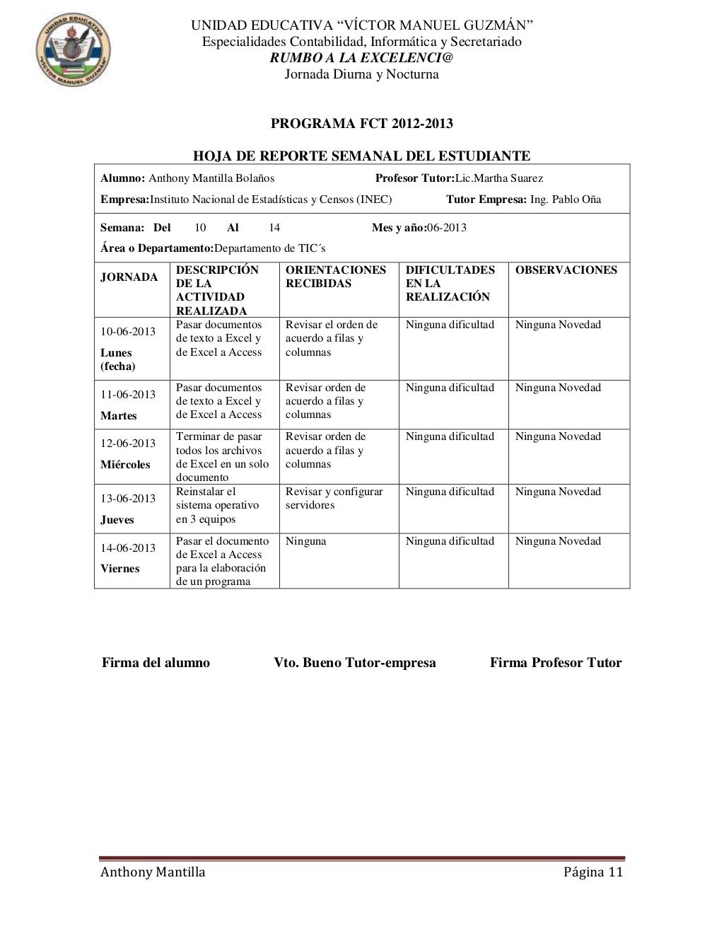 Informe De Pasant as bien Elaborado 