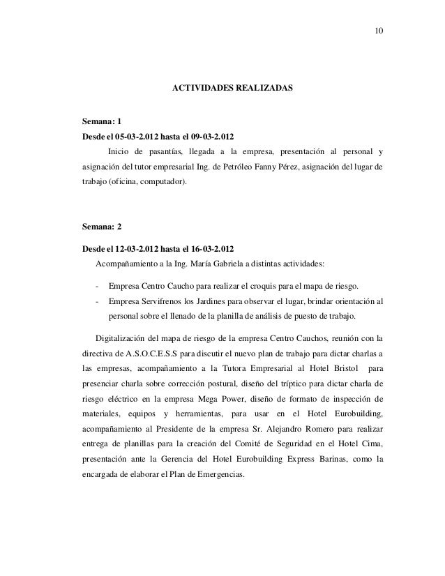 Plan De Emergencia Para Hoteles