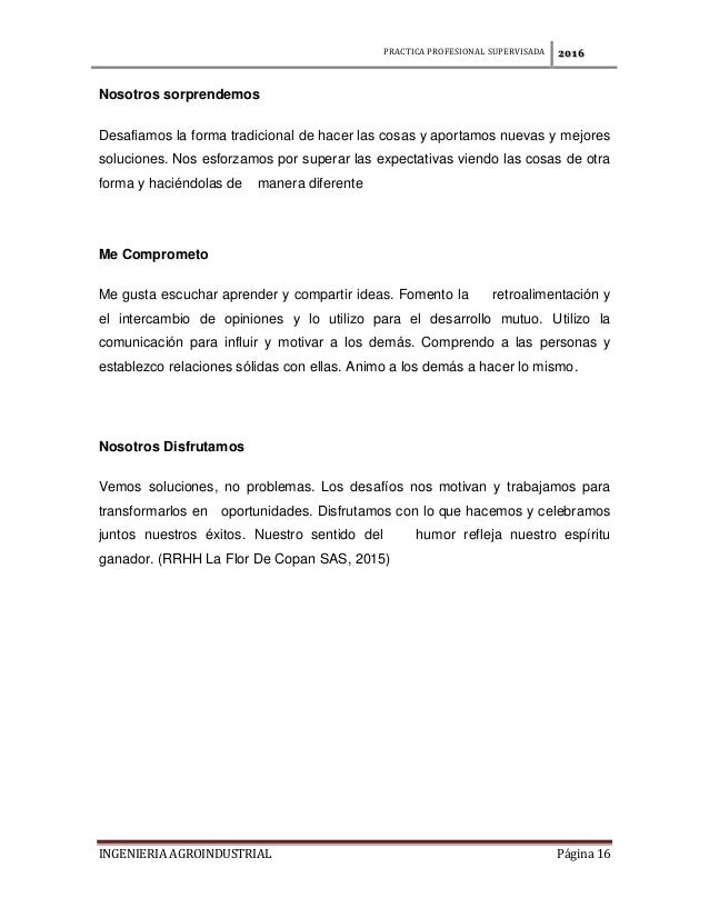 Informe de practica profecional. walter adolfo lopez peña