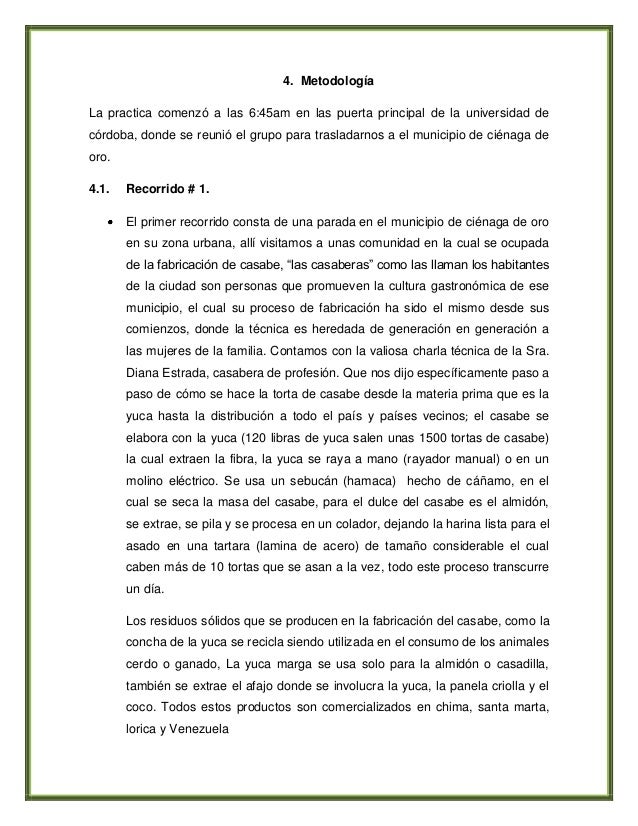 Informe de práctica de campo Biodiversidad y Cultura