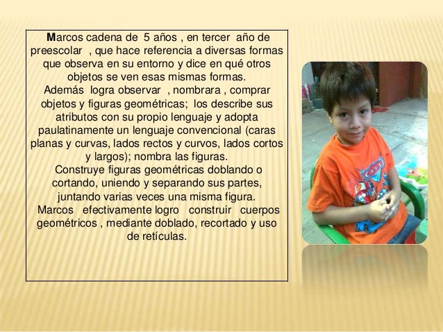 Conclusión de las observaciones y avances de los niños de