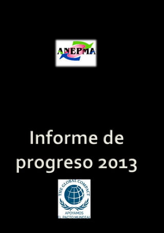 Informe de 
progreso 2013 
 
