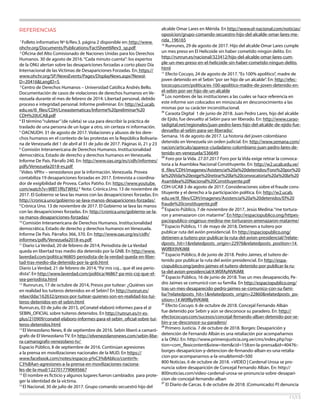 REFERENCIAS
1
Folleto informativo Nº 6/Rev.3. página 2 disponible en: http://www.
ohchr.org/Documents/Publications/FactShe...