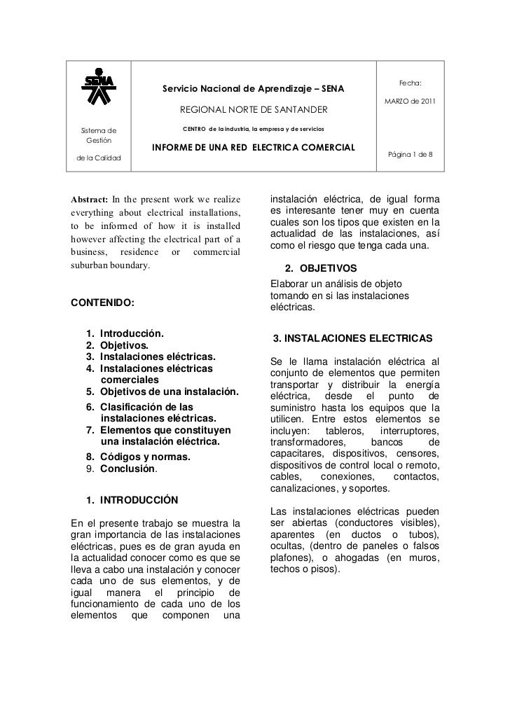 Informe+de+sistema+electrico+comercial(1)