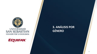 3. ANÁLISIS POR
GÉNERO
18
 