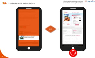Informe ditrendia publicidad digital móvil en entidades financieras y aseguradoras