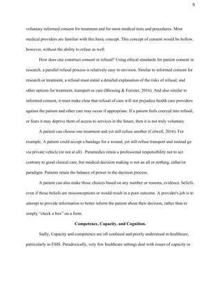 Informed Refusal: you are doing it wrong | PDF