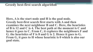 Informed search algorithms.pptx | Computing | Technology & Computing