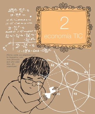 economía TIC
María corta sus papelitos por
la bisectriz, con
una fórmula
que solo sabe
ella. ¡Es
superlista!
 