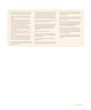 eEspaña 2014 / contenidos digitales / 69
1	
Se toma como punto de partida para el cálculo de la facturación del sector de
contenidos la definición del sector empleada por AMETIC. A continuación se
especifican las fuentes de datos consultadas para la realización del cálculo:
•	 Videojuegos: se obtiene de la cifra de ventas en España proporcionada
por ADESE. Este dato no tiene en cuenta ni la venta de consolas ni de
periféricos.
•	 Publicidad online: se obtiene del dato de inversión publicitaria en medios
convencionales para el canal Internet (fijo y móvil) proporcionada por
Infoadex. A fecha de elaboración de este estudio, los datos sobre la
inversión en Internet tenían carácter provisional y no incluyen los datos de
inversión en Marketing móvil no realizado a través de Internet.
•	 Volumen de negocio de los servicios de televisión y radio: se obtienen
a partir de los informes trimestrales de la CNMC y sumando las cifras
trimestrales de volumen de negocio, una vez deducidas las subvenciones
que recibe el sector.
•	 Ventas de música: se obtienen a partir de las cifras de ventas de música
grabada en España en 2013 proporcionadas por Promusicae.
•	 Volumen de negocio de cine y vídeo: se han obtenido a partir de IHS Screen
Digest y de GFK.
•	 Publicaciones: los datos de ingresos de prensa se obtuvieron del Libro
Blanco de la Prensa AEDE 2013, que incluyen tanto la publicidad como la
venta de ejemplares. También recoge los datos de la industria editorial
obtenidos a partir del volumen de negocio que publica Nielsen Bookscan.
2	
A profile of current and future audiovisual audience, Comisión Europea, 2014.
Disponible en: http://ec.europa.eu/culture/media/media-content/documents/
audiovisual-audience-report.pdf
3	
Los datos que recoge AIMC son datos de consumo de pago online para cada
categoría. Por ejemplo, en el caso de consumo de música en streaming el
dato que se muestra en el Gráfico 3.4. correspondiente al año 2013 significa
que el 9% de los que escucharon música en streaming pagaron por ello. El
aumento del 15% en términos absolutos sale de la extrapolación al total de
internautas de cada año (casi un millón más en el año 2013 que en el 2012).
4	
Entendiendo el consumo de contenidos ilegales como el consumo de contenidos
sin pagar los correspondientes derechos de propiedad
5	
European citizens and intellectual property: perception, awareness and behaviour,
Oficina de Armonización del Mercado Interior (OAMI), 2013. Disponible en:
https://oami.europa.eu/tunnel-web/secure/webdav/guest/document_library/
observatory/documents/IPContributionStudy/25-11-2013/european_public_
opinion_study_web.pdf
6	
Dato obtenido sobre el total de la población en 2013.
7	
Navegantes en la Red 2014, Asociación para la Investigación de Medios de
Comunicación (AIMC), Febrero 2014. Disponible en: http://download.aimc.es/
aimc/J5d8yq/macro2013.pdf
8	
Libro Blanco de la Prensa Diaria 2014, Asociación de Editores de Diarios
Españoles (AEDE), 2013.
9	
Tras 100 millones de requerimientos antipiratería, es el momento de que Google
aplique medidas para frenar la vulneración de los derechos de propiedad
intelectual en Internet, Federación Internacional de la Industria Fonográfica
(IFPI), 13 de enero de 2014. Disponible en: http://ifpi.org/content/library/
IFPI_blog_Google_Jan2014.pdf
10	
Marco General de Medios de España 2014, Asociación para la Investigación de
Medios de Comunicación, 2014. Disponible en: http://www.aimc.es/-Descarga-
Marco-General-Asociados-.html
11	
GFK analiza por primera vez el consumo del video bajo demanda en España,
GFK, 14 de febrero de 2014. Disponible en: http://www.gfk.com/es/news-and-
events/press-room/press-releases/paginas/gfk-analiza-por-primera-vez-el-
consumo-del-video-bajo-demanda-en-espa%C3%B1a.aspx
12		
El digital signage, también conocido como marketing digital dinámico es
una forma de pantalla electrónica que muestra generalmente mensajes de
información y publicidad, en determinado tiempo y lugar, tanto en entornos
públicos como privados. Suelen ser controlados por ordenadores personales,
lo que evita grandes costes de capital.
13		
Top Tendencias 2014, IAB Research Spain, 2014. Disponible en: http://www.
iabspain.net/wp-content/uploads/downloads/2014/01/TopTendencias2014_
IAB_Spain.pdf
 