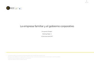 EMPRESAS FAMILIARES. DINAMICA EQUILIBRIO Y CONSOLIDACION / 4 ED