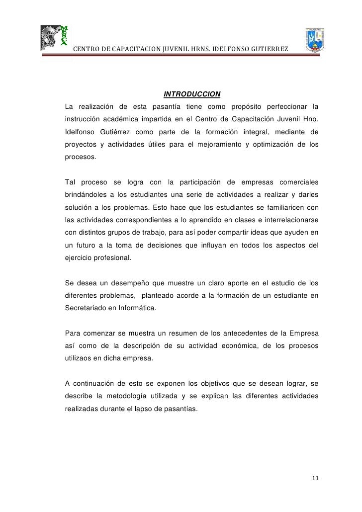 Informee Final De Pasantias