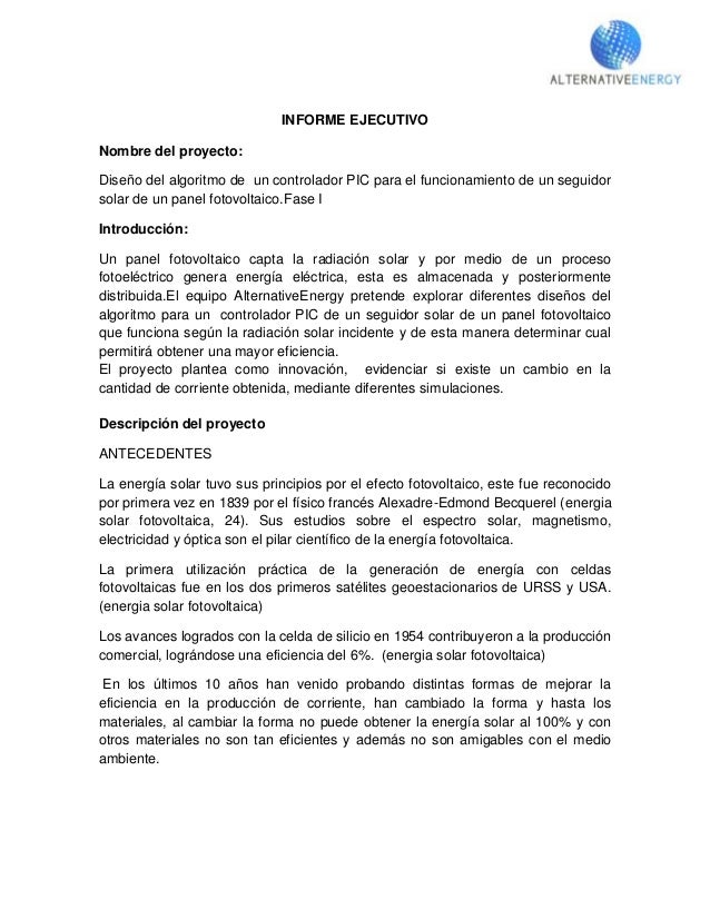 informe ejecutivo informe ejecutivo