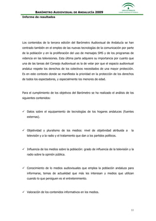 Informe Ejecutivo Consejo Audiovisual