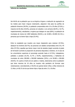 Informe Ejecutivo Consejo Audiovisual