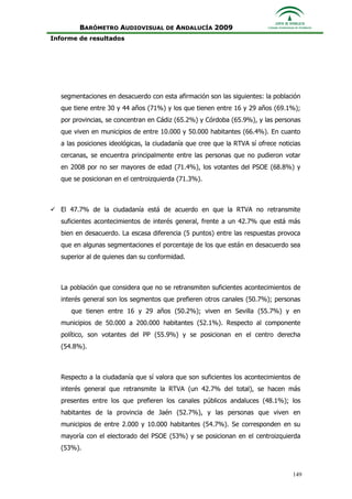 Informe Ejecutivo Consejo Audiovisual
