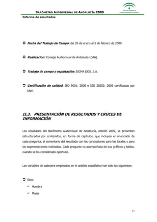 Informe Ejecutivo Consejo Audiovisual