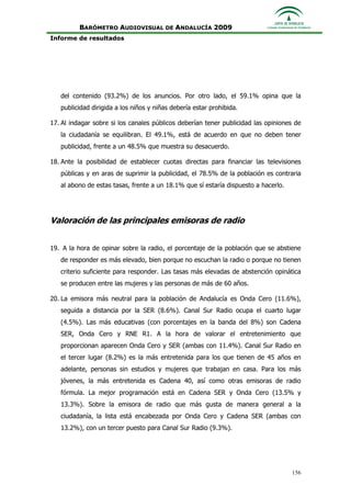 Informe Ejecutivo Consejo Audiovisual