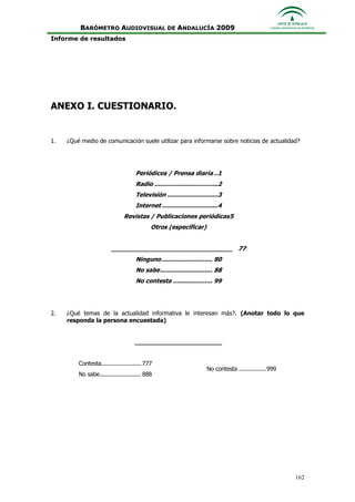 Informe Ejecutivo Consejo Audiovisual