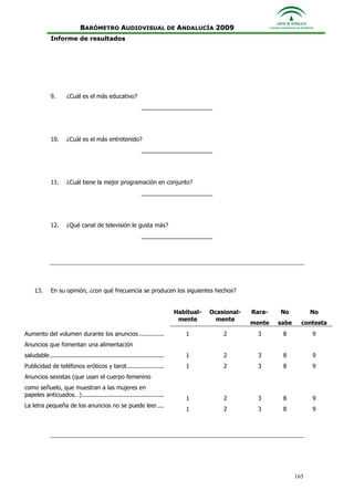 Informe Ejecutivo Consejo Audiovisual