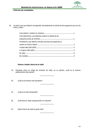 Informe Ejecutivo Consejo Audiovisual