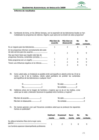 Informe Ejecutivo Consejo Audiovisual