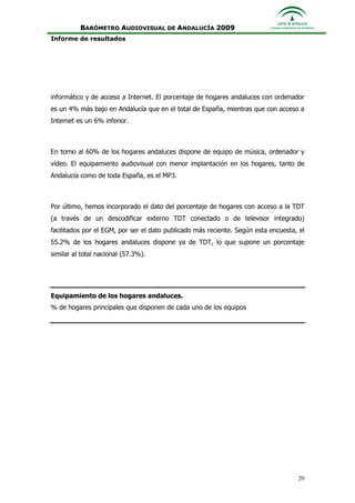 Informe Ejecutivo Consejo Audiovisual