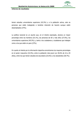 Informe Ejecutivo Consejo Audiovisual