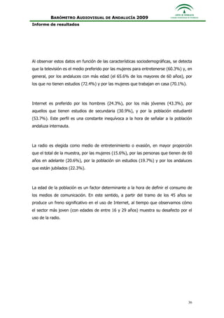 Informe Ejecutivo Consejo Audiovisual