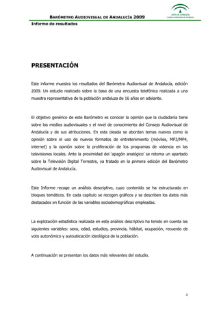 Informe Ejecutivo Consejo Audiovisual