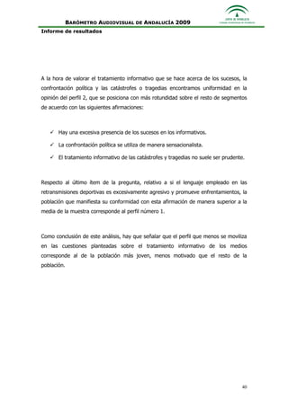 Informe Ejecutivo Consejo Audiovisual