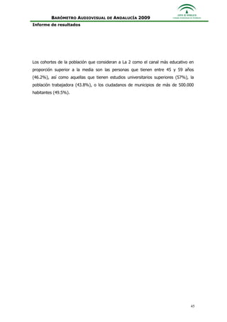 Informe Ejecutivo Consejo Audiovisual