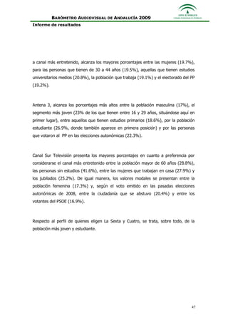 Informe Ejecutivo Consejo Audiovisual