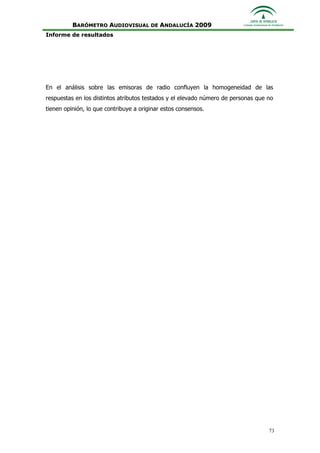 Informe Ejecutivo Consejo Audiovisual