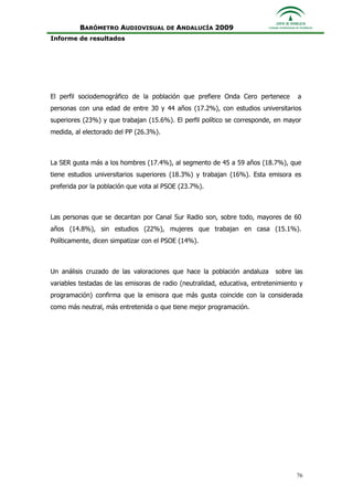 Informe Ejecutivo Consejo Audiovisual