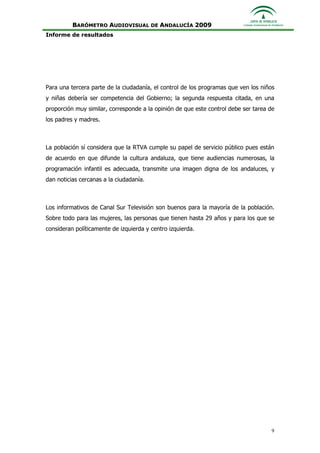 Informe Ejecutivo Consejo Audiovisual