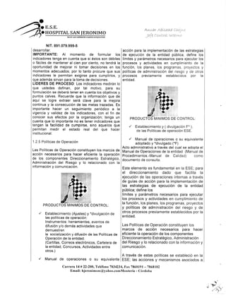 Informe ejecutivo cuatrimestral del sistema de control de interno | PDF