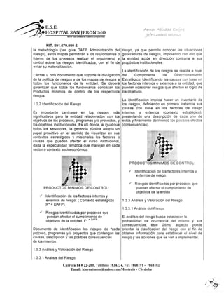 Informe ejecutivo cuatrimestral del sistema de control de interno | PDF ...