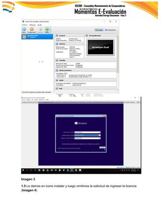 Imagen 3
1.5 Le damos en icono instalar y luego omitimos la solicitud de ingresar la licencia
(Imagen 4)
 