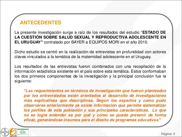Informe Embarazo Adolescente
